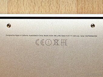 MacBook 12" Zlatý, TOP STAV, NOVÁ BATERKA - 7