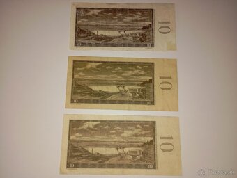 BANKOVKY 10 KČS, 1960, VZÁCNÉ SÉRIE, CHYBOTISK - 7