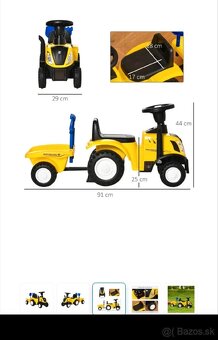 Detské odrážadlo traktor - 7