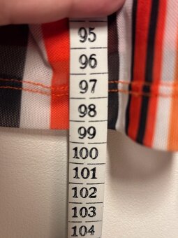 Nové šaty zavinovacie Bonprix oranžovo-hnedé pásikavé - 7