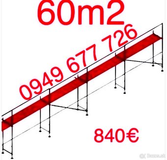 Predám stavebné lešenie, fasádne lešenie pozink - 7