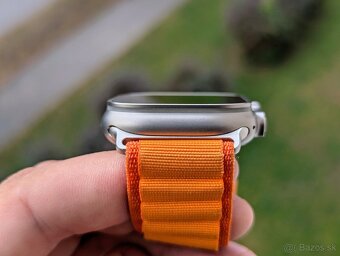 Apple Watch Ultra 49mm, Orange Alpine Loop, ako nové,komplet - 7