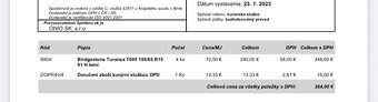 Predaj pneumatiky letné + disky + sada šróbov - 7