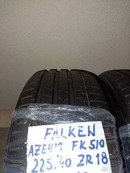 Letné pneumatiky 225/40 R18 FALKEN a ORIUM/(Michelin) sada - 7