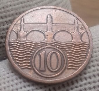 Československé medené 10haliere. - 7