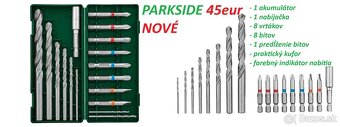Aku vŕtacie skrutkovače Parkside - 7