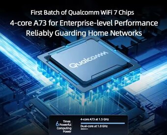 Vynikajúci Xiaomi Tri-Band Router Mi BE7000 WiFi7 7000Mbps - 7