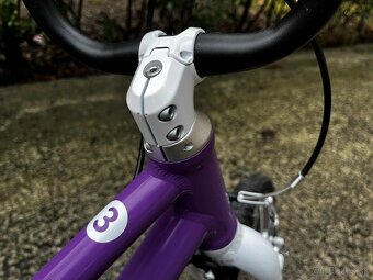 Detský fialový  bicykel woom 3 - 7