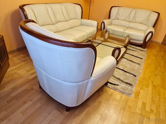 Koženná sedacia súprava 3+2+1+ stolík - 7