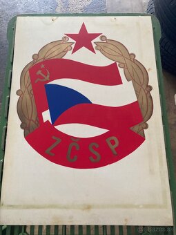 Plastové retro tabule ČSSR – znak, 1.máj, 9.máj - 7