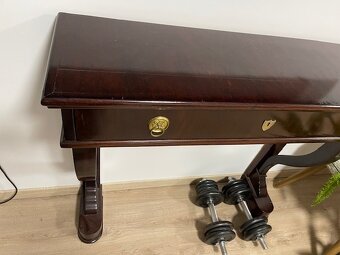 šelakový konzolný stolík - 7