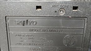 Predám rádiomagnetofon Sanyo MW227 - 7