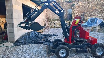 Minibager JMEKA SUPER QUATTRO PRO KN2 13HP Benzín/el.štart - 7