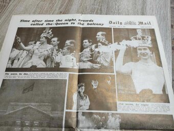 ORIGINÁL "Daily Mail" zo dňa 3.júna 1953,britský denník,de - 7