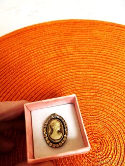 Starožitná súprava náušnice a prsteň - 7