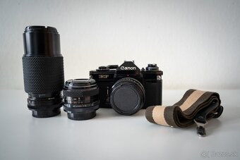 Canon EF SLR 35mm fotoaparát + objektívy - 7