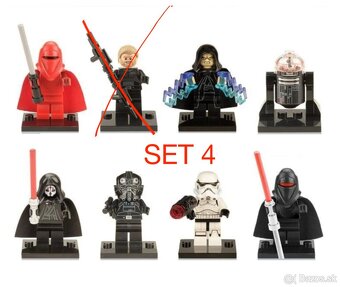 Rôzne figúrky Star Wars 1 (8ks) typ lego - nové - 7