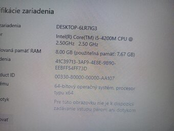 ntb HP probook 640 g1 / Intel core i5 / 8gb ram/ 256gb ssd - 7