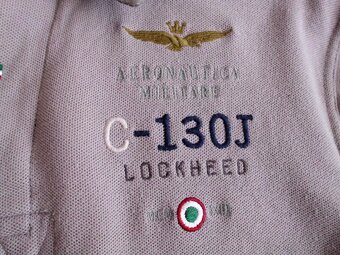 Aeronautica Militare pánske slim polo tričko M - 7
