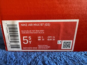 Nike Air Max 97 Dámske Black Blue Tint - 7