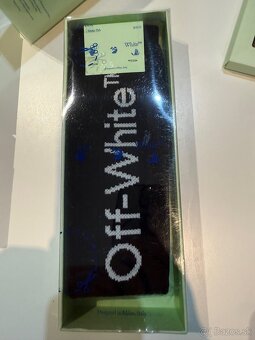 Ponožky Off-white, one-size, čierno-biela - 7