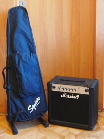Squier Mini by Fender Stratocaster + kombo Marshall MG 15CF - 7