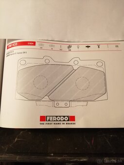 Nissan brzdové desky. Ferodo - 7