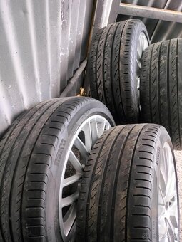 4ks alu disky orig. Audi 5x112 R19 pneu 245/40 r19 - 7