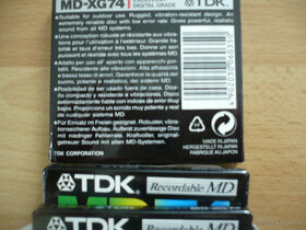 Audio a Mini Disc kazety TDK - 7