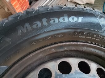 Predám Zimné Pneumatiky Na plech Disk 5x112 R15 DOT 2023 - 7