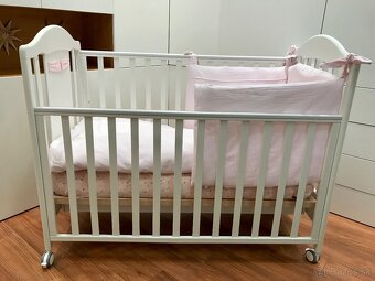 Detská postielka Nanan Puccio ružová - 7