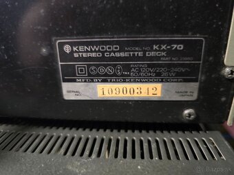 Kenwood zostava KR-80,KX-70 - 7