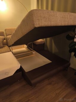 Moderná rohová sedačka rozkladacia pravá - 7