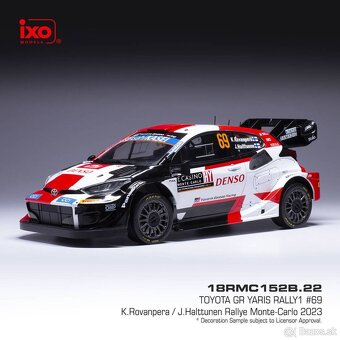 Modely Toyota GR Yaris Rally 1:18 IXO - 7