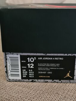 Nike Air Jordan 4 retro "Bred" 2019 - 7