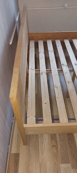 Manželská posteľ 200x160 masív s úložným priestorom - 7