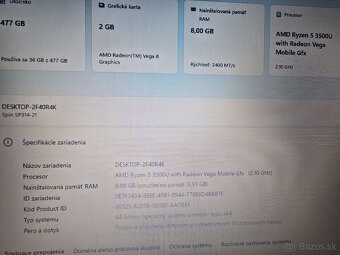 Otacaci a Kovovy Acer Spin 14 s 512gb ssd diskom 8gb ram 512 - 7
