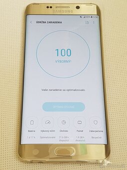 Samsung S6 Edge Plus Gold Top stav - 7