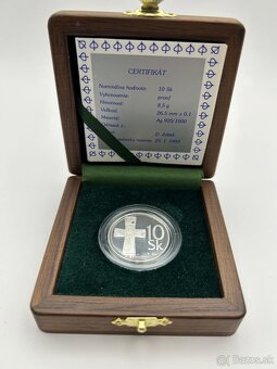 10 sk 1993 Ag 925 číslovaná NBS minca - 7