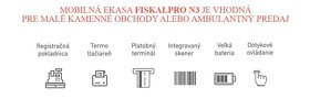 Registracna pokladna FiskalPro N3 - 7