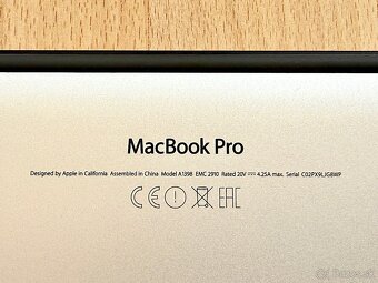 MacBook Pro 15" i7-2,5GHz/16GB/512GB, NOVÁ BATÉRIA,TOP STAV - 7