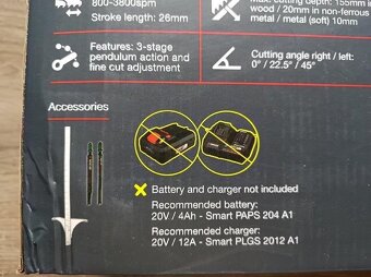 PARKSIDE PERFORMANCE® Aku priamočiara píla PPSTDA 20-Li A1 - 7