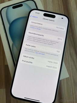 Iphone 15 128gb modrý - 7