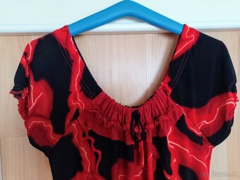 3x letné šaty v. L - cez prsia 54cm, - 7