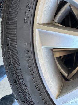 ORIGINAL ŠKODA 5X100 205/50 R17, LETNÁ SADA - 7