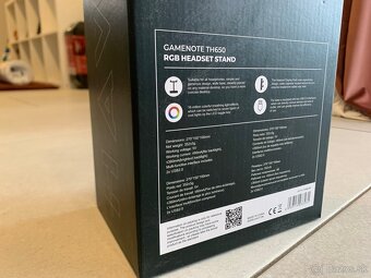 NOVÝ - Stojan na slúchadlá Havit TH650 s RGB podsvietením - 7