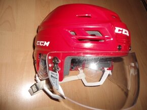 Predám hokejovú prilbu/helmu CCM Res 300 + plexi - 7