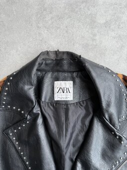 ZARA pánska koženková bunda - 7