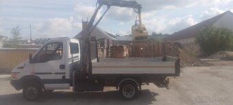 Iveco daily do 3.5 t 3stranny vyklapač hydraulic ruka - 7