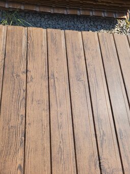 Trapezovy plechy T07 Zlaty dub lesklý,matný /Tmavý Dub,matny - 7